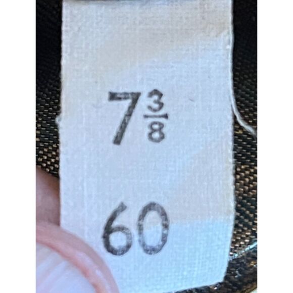 Vintage Dunn & Co Brown Check Flat Cap Hat Mens Size 7.5 - Picture 4 of 7